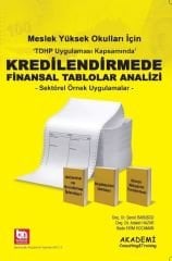 Akademi MYO Kredilendirmede Finansal Tablolar Analizi Akademi Consulting Yayınları