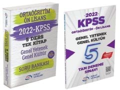 SÜPER FİYAT Murat 2022 KPSS Lise Ortaöğretim Ön Lisans Soru + 5 Deneme 2 li set Murat Yayınları