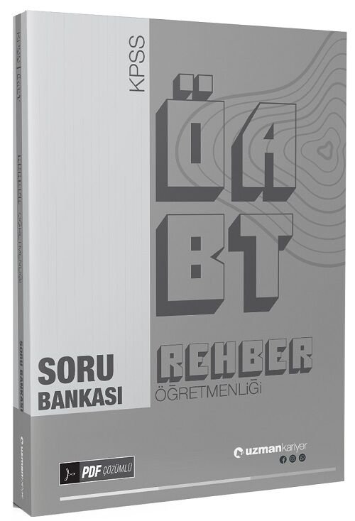 Uzman Kariyer ÖABT Rehber Öğretmenliği Soru Bankası PDF Çözümlü Uzman Kariyer Yayınları