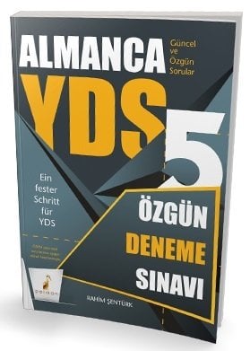 Pelikan YDS Almanca 5 Özgün Deneme Pelikan Yayınları