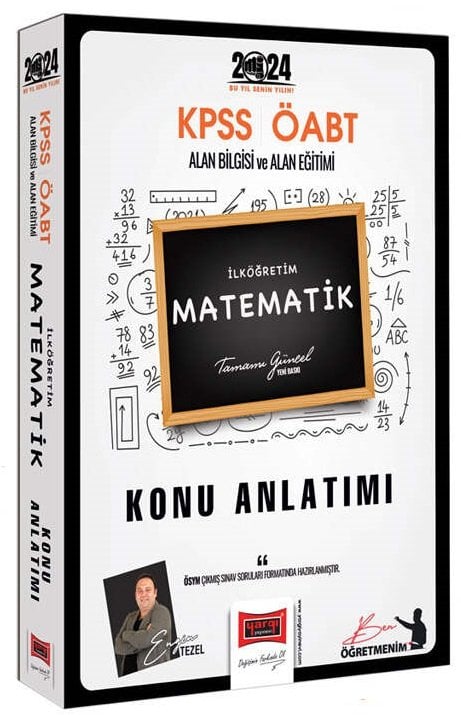 Yargı 2024 ÖABT İlköğretim Matematik Öğretmenliği Konu Anlatımı - Engin Tezel Yargı Yayınları