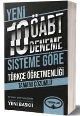 Yediiklim 2019 ÖABT Türkçe Öğretmenliği Yeni Sistem 10 Deneme Çözümlü Yediiklim Yayınları