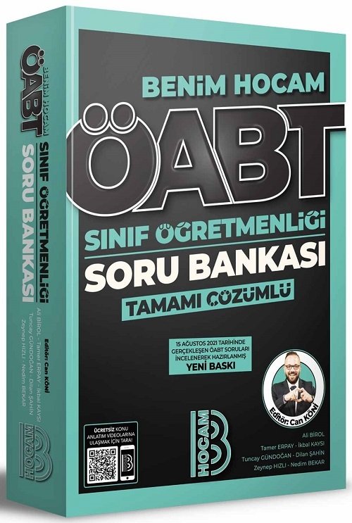 Benim Hocam 2022 ÖABT Sınıf Öğretmenliği Soru Bankası Çözümlü - Can Köni Benim Hocam Yayınları