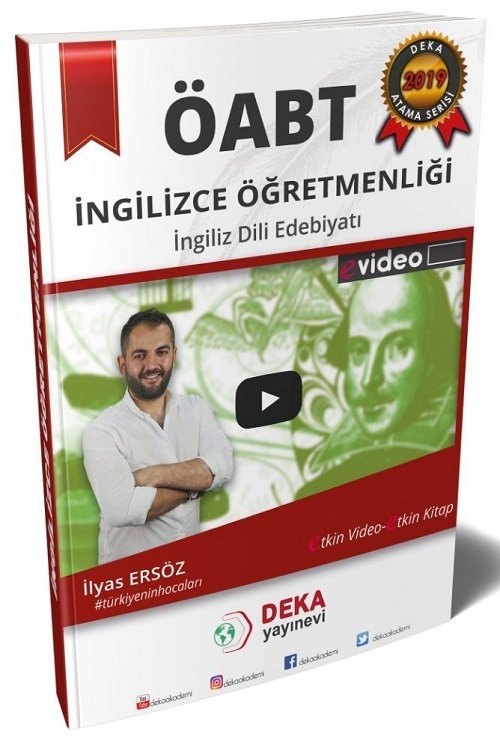 Deka Akademi 2019 ÖABT İngilizce Öğretmenliği İngiliz Dili Edebiyatı İlyas Ersöz Deka Akademi Yayınları