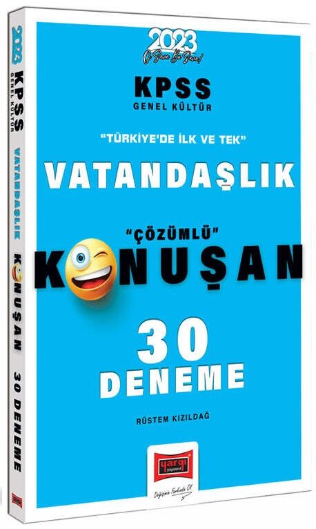 Yargı 2023 KPSS Vatandaşlık Konuşan 30 Deneme Çözümlü - Rüstem Kızıldağ Yargı Yayınları