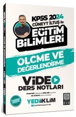 Yediiklim 2024 KPSS Eğitim Bilimleri Ölçme ve Değerlendirme Video Ders Notu - Cüneyt İltuş Yediiklim Yayınları