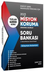 Süleyman Arslantürk 2023 Polis Misyon Koruma Soru Bankası Süleyman Arslantürk