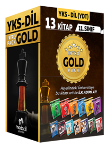 Modadil YKSDİL YDT İntro Pack Gold 13 Kitap Set Modadil Yayınları