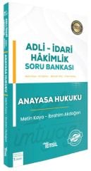 Temsil 2024 Adli İdari Hakimlik Anayasa Hukuku İMTİYAZ Soru Bankası Çözümlü 7. Baskı - Metin Kaya, İbrahim Akdoğan Temsil Kitap Yayınları