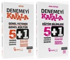 SÜPER FİYAT Hoca Kafası KPSS GYGK + Eğitim Bilimleri Denemeyi Kafala 10+2 Deneme 2 li Set Hoca Kafası Yayınları