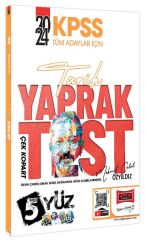 Yargı 2024 KPSS Tarih 5Yüz Yaprak Test Çek Kopart - Mehmet Celal Özyıldız Yargı Yayınları