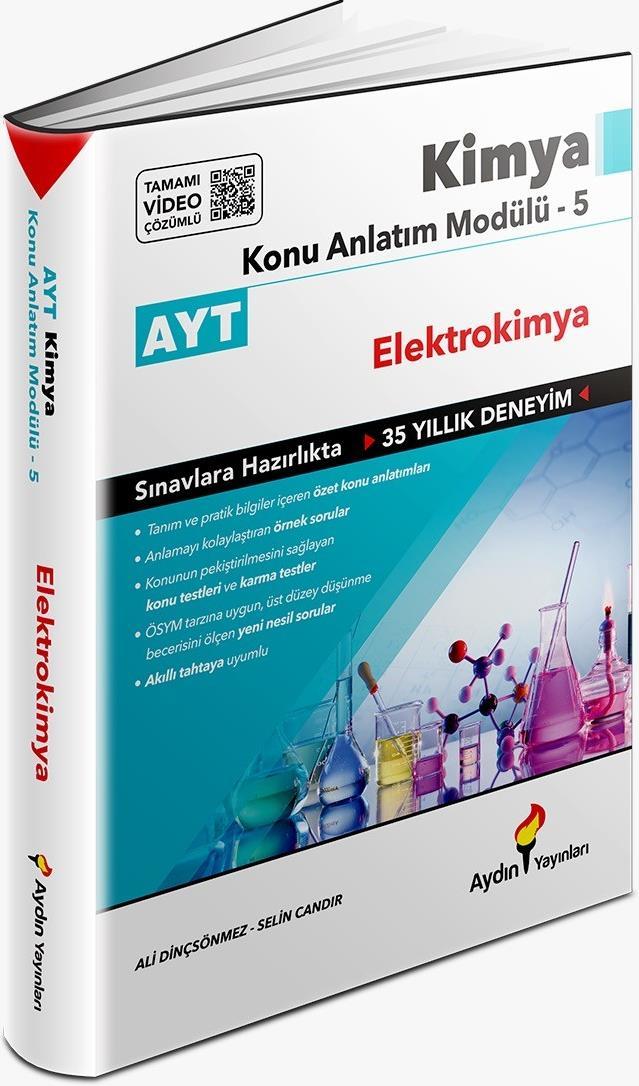 Aydın YKS AYT Kimya Konu Anlatım Modülü-5 (Elektrokimya) Aydın Yayınları