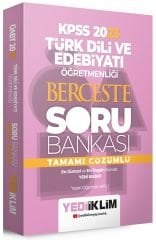 Yediiklim 2023 ÖABT Türk Dili ve Edebiyatı Öğretmenliği Berceste Soru Bankası Çözümlü - Oğuzhan Kırlı Yediiklim Yayınları