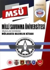 Askeri Sınav MSÜ Milli Savunma Üniversitesi Mülakat Hazırlık Kitabı M-05 Askeri Sınav Kitapları