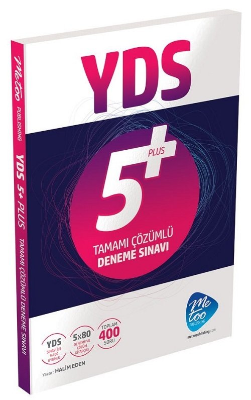 Murat YDS Plus 5 Deneme Çözümlü Murat Yayınları