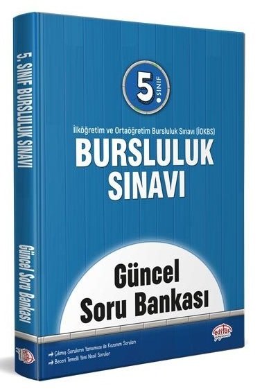 Editör 5. Sınıf Bursluluk Sınavı Güncel Soru Bankası Editör Yayınları