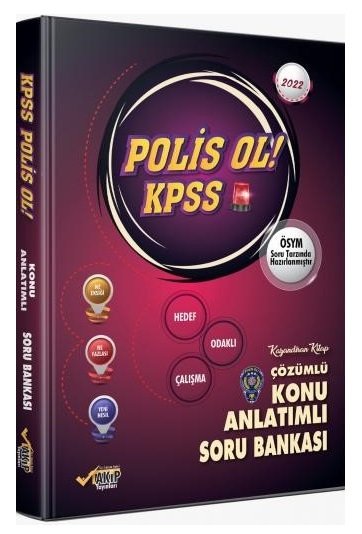 Takip 2024 KPSS POLİS OL Konu Anlatımlı Soru Bankası Çözümlü Takip Yayınları