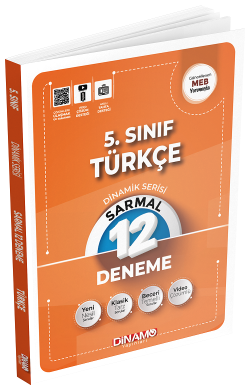 Dinamo 5. Sınıf Türkçe Sarmal 12 li Deneme Dinamik Serisi Dinamo Yayınları