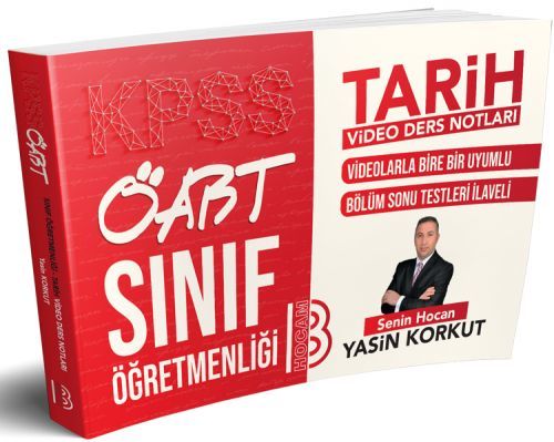 SÜPER FİYAT Benim Hocam 2020 ÖABT Sınıf Öğretmenliği TARİH Video Ders Notları Yasin Korkut Benim Hocam Yayınları