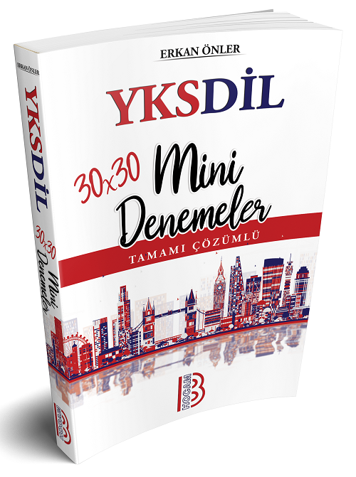 Erkan Önler YKSDİL 30x30 Mini Denemeler Çözümlü Erkan Önler Yayınları