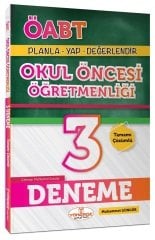 Yönerge ÖABT Okul Öncesi Öğretmenliği 3 Deneme Çözümlü - Muhammet Güngör Yönerge Yayınları