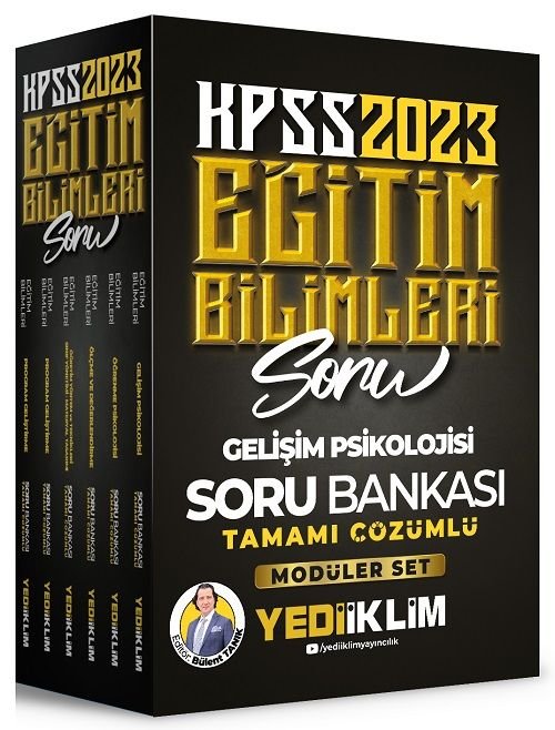 Yediiklim 2023 KPSS Eğitim Bilimleri Soru Bankası Modüler Set Çözümlü Yediiklim Yayınları