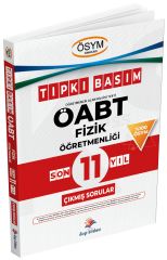 Dizgi Kitap ÖABT Fizik Öğretmenliği Tıpkı Basım Son 11 Yıl Çıkmış Sorular Dizgi Kitap Yayınları