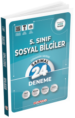 Dinamo 5. Sınıf Sosyal Bilgiler Sarmal 24 lü Deneme Dinamik Serisi Dinamo Yayınları