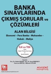 Akademi Banka Sınavları Alan Bilgisi Çıkmış Sorular ve Çözümleri Akademi Consulting Yayınları