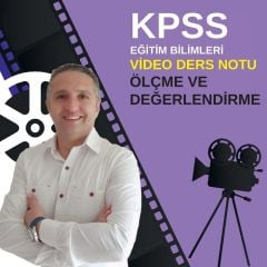 İşeri Yayınları KPSS Eğitim Bilimleri Ölçme ve Değerlendirme Video Ders Notu - Hüseyin İşeri İşeri Yayınları