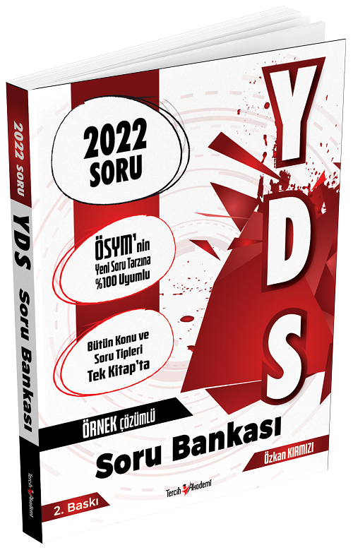 Tercih YDS Soru Bankası 2022 Çözümlü Soru 2. Baskı Tercih Akademi Yayınları