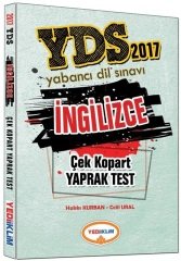 Yediiklim 2017 YDS İngilizce Yaprak Test Yediiklim Yayınları