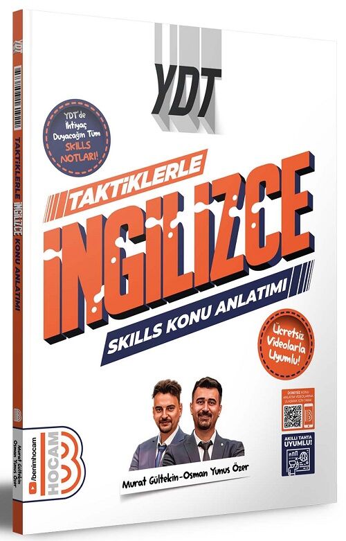 Benim Hocam YDT İngilizce Taktiklerle Skills Konu Anlatımı - Murat Gültekin, Osman Yunus Özer Benim Hocam Yayınları