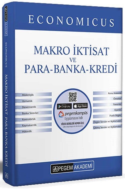 Pegem 2023 KPSS A Grubu Economicus Makro İktisat ve Para Banka Kredi Konu Anlatımı Video Destekli Pegem Akademi Yayınları