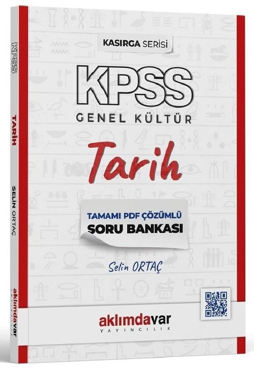 SÜPER FİYAT Aklımdavar KPSS Tarih Kasırga Soru Bankası PDF Çözümlü - Selin Ortaç Aklımdavar Yayıncılık