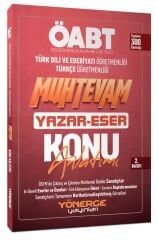 Yönerge ÖABT Türk Dili Edebiyatı-Türkçe Muhtevam Yazar Eser Konu Anlatımı Yönerge Yayınları