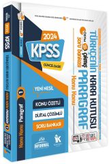 İnformal 2024 KPSS Türkçenin Kara Kutusu-1 Konu Konu Paragraf Çıkmış Sorular Soru Bankası İnformal Yayınları