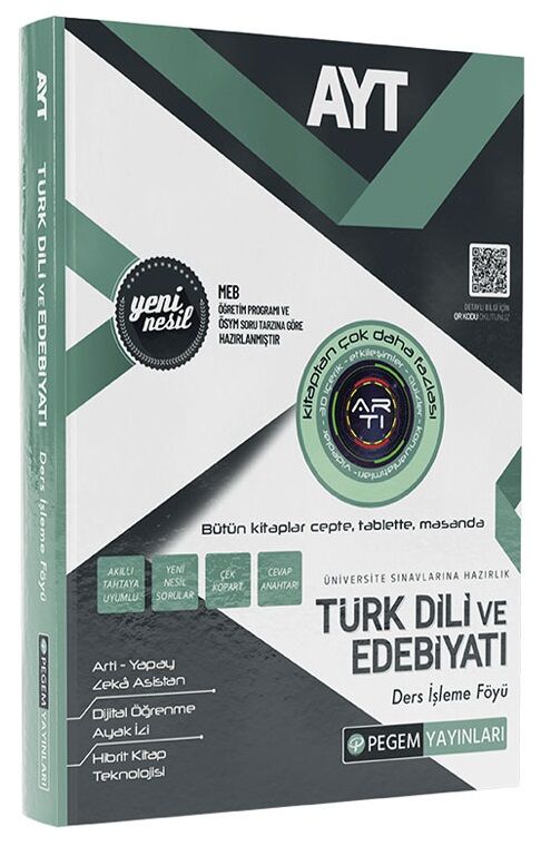 Pegem YKS AYT Türk Dili ve Edebiyatı Ders İşleme Föyü Pegem Akademi Yayınları