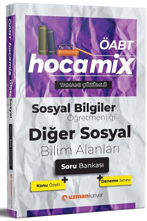 SÜPER FİYAT Uzman Kariyer ÖABT Sosyal Bilgiler Diğer Sosyal Bilim Alanları Hocamix Konu, Soru Bankası ve Deneme Sınavı Çözümlü Uzman Kariyer Yayınları