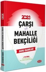 Data 2023 Çarşı ve Mahalle Bekçiliği Soru Bankası Data Yayınları