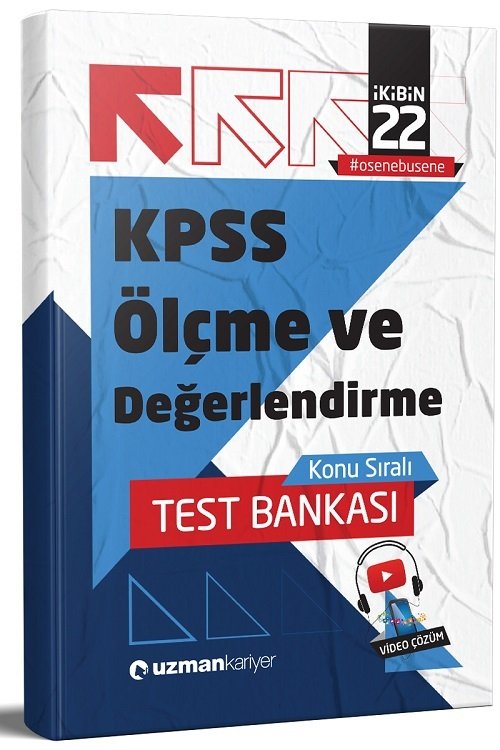 SÜPER FİYAT Uzman Kariyer 2022 KPSS Eğitim Bilimleri Ölçme ve Değerlendirme Test Bankası Yaprak Test Uzman Kariyer Yayınları