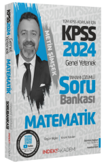 İndeks Akademi 2024 KPSS Matematik Soru Bankası Çözümlü - Metin Şimşek İndeks Akademi Yayıncılık