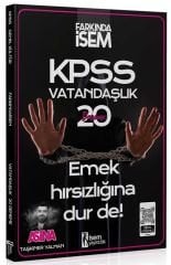 İsem 2024 KPSS Vatandaşlık Aşina 20 Deneme Çözümlü - Taşkıner Yalman İsem Yayınları