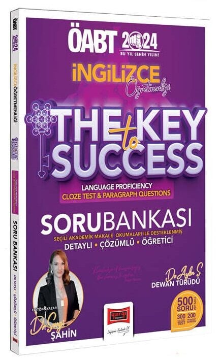 Yargı 2024 ÖABT İngilizce Öğretmenliği The Key To Success Soru Bankası Yargı Yayınları