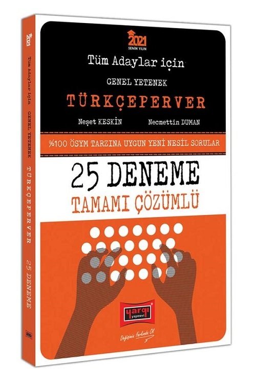 Yargı 2021 KPSS ve Tüm Adaylar Türkçeperver Türkçe 25 Deneme Yargı Yayınları