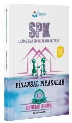 Finansed SPK Finansal Piyasalar 10 Deneme Çözümlü Finansed Yayınları