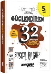 Ankara Yayıncılık 5. Sınıf Sosyal Bilgiler Güçlendiren 32 Haftalık Kazanım Denemeleri Ankara Yayıncılık