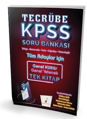Pelikan KPSS Genel Yetenek Genel Kültür Tecrübe Soru Bankası Dijital Çözümlü Pelikan Yayınları