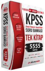 Dijital Hoca KPSS Genel Yetenek Genel Kültür 5555 Soru Bankası Tek Kitap Dijital Hoca Akademi