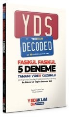 Yediiklim YDS Decoded 5 Deneme Sınavı Video Çözümlü Yediiklim Yayınları